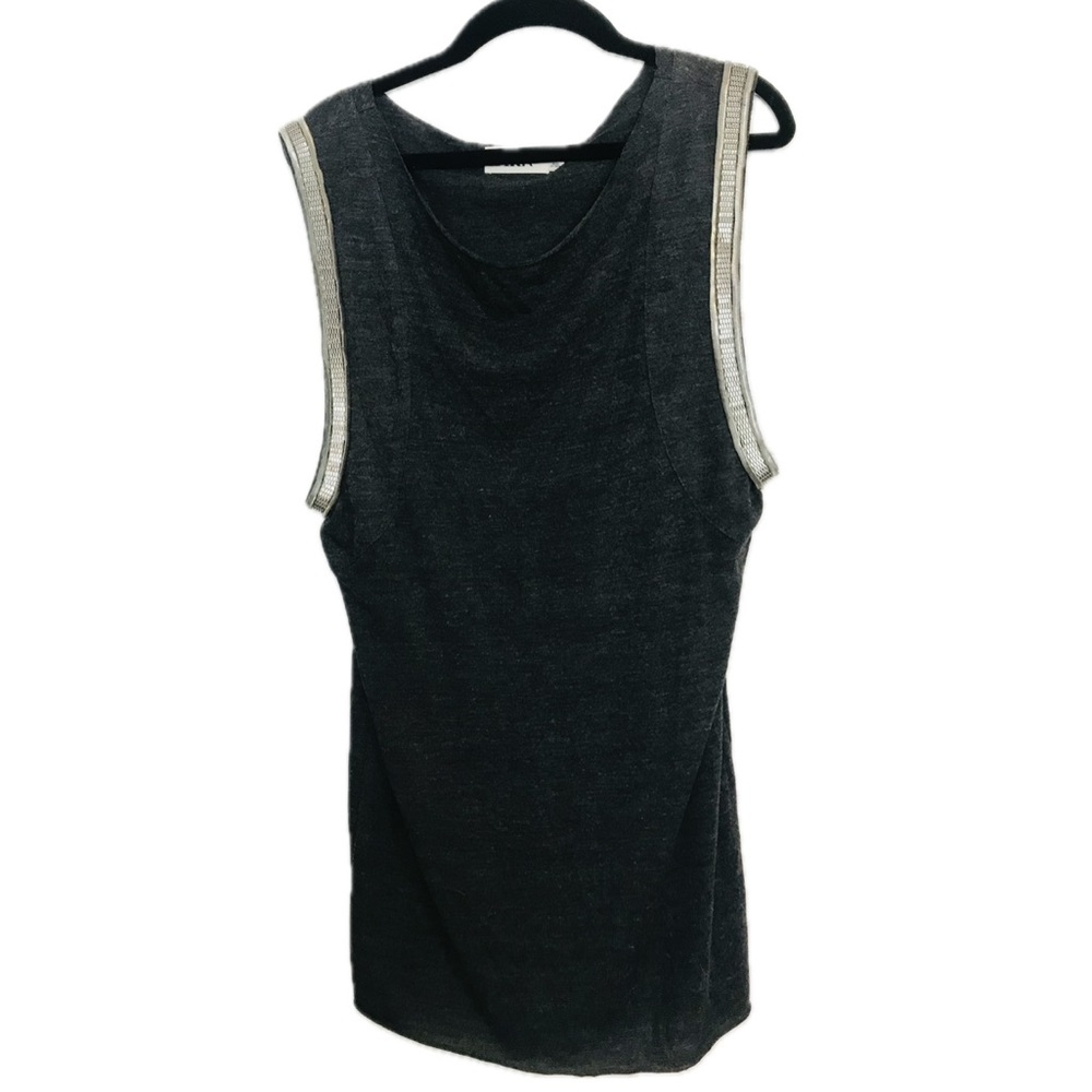Lark Tank Top with Mettalic Mesh Arm Holes
